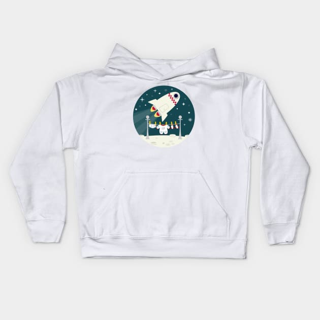 Colada Espacial Kids Hoodie by soniapascual